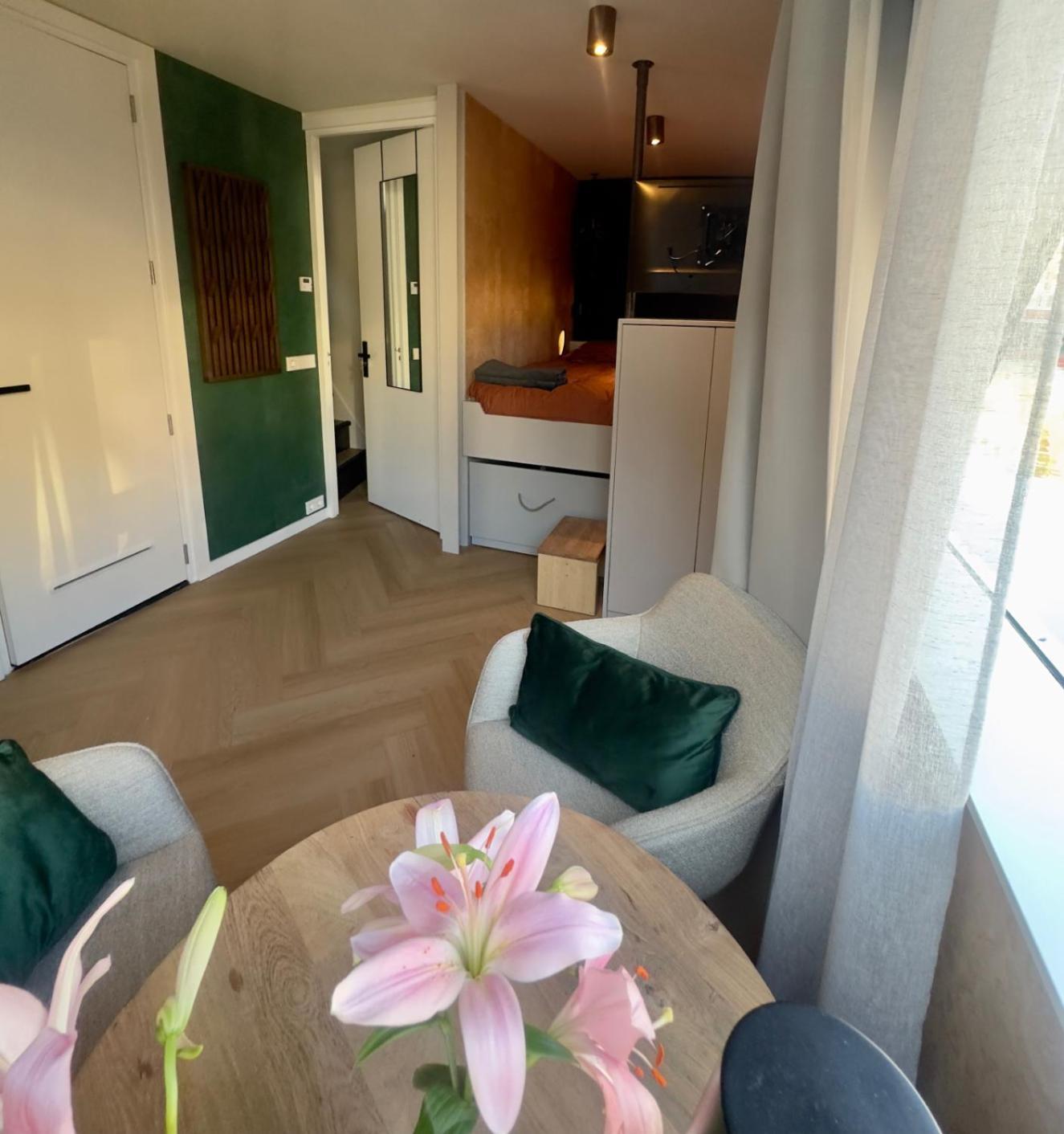 Houseboat Bnb The Floating Nest Amsterdam Exterior foto